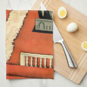 ヴィンテージウェディング、アールデコ新婚と新婚の新婚 キッチンタオル (四つ折り)