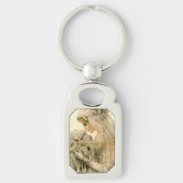 ヴィンテージウェディング エレガントな花嫁のキーチェーン キーホルダー