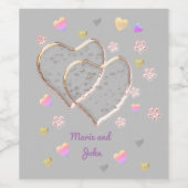 ヴィンテージウェディング , オーダーメイド ワインラベル (シングルラベル)