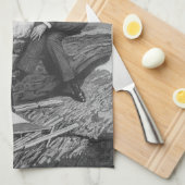 ヴィンテージウェディング、ニューライズバイビーチ キッチンタオル (四つ折り)