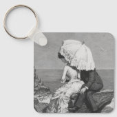 ヴィンテージウェディング、ニューライズバイビーチ キーホルダー (正面)