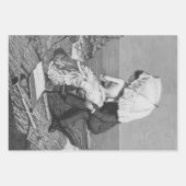 ヴィンテージウェディング、ニューライズバイビーチ ラッピングペーパーシート (正面2)