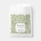 ヴィンテージウェディング, ビクトリアン ウィロー リーフ パターン フェイバーバッグ (正面)