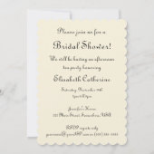 ヴィンテージウェディング、ブライダルシャワー招待状 招待状 (裏面)