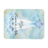 ヴィンテージウェディング マグネット (横)