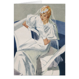 ヴィンテージウェディング、ミッドセンチュリーモダンアールデコ花嫁