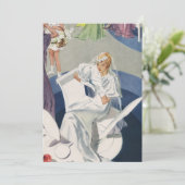 ヴィンテージウェディング、ミッドセンチュリーモダンアールデコ花嫁 (スタンド正面)