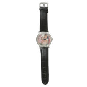 ヴィンテージウェディング、レトロな花嫁と新郎の新婚夫婦 腕時計 (フラット)