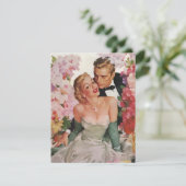 ヴィンテージウェディング、レトロニューリュウズブライダルシャワー 招待状 (スタンド正面)