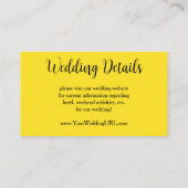 ヴィンテージウェディング、レトロ新郎新婦キスをする エンクロージャーカード (裏面)