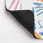 ヴィンテージウェディング、レトロ新郎新婦キスをする マウスパッド (コーナー)