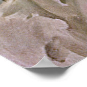 ヴィンテージウェディング、レトロ新郎新婦 ポスター (角)