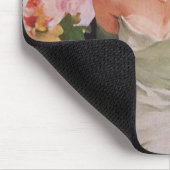 ヴィンテージウェディング、レトロ新郎新婦 マウスパッド (コーナー)