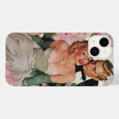 ヴィンテージウェディング、レトロ新郎新婦 Case-Mate iPhoneケース (裏面 (横))