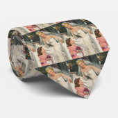 ヴィンテージウェディング、レトロ花嫁とフラワーガール ネクタイ (ロール)