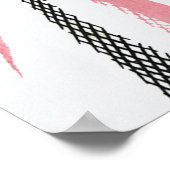 ヴィンテージウェディング、新郎新婦キスをする ポスター (角)