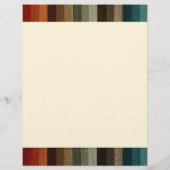 ヴィンテージウェディング、暖かい秋のストライプパターン (裏面)