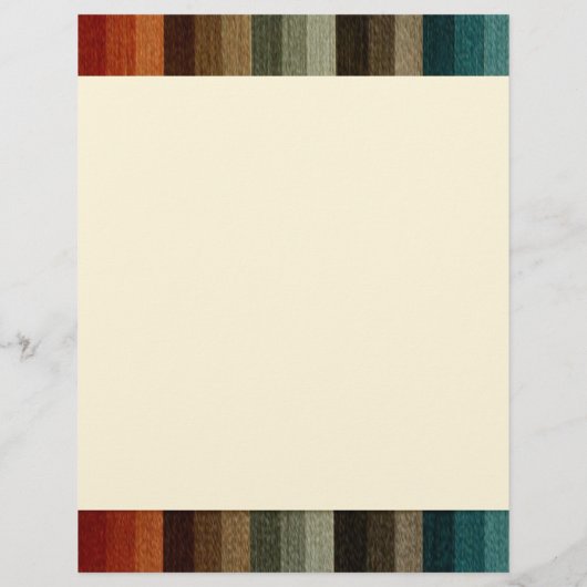 ヴィンテージウェディング、暖かい秋のストライプパターン (裏面)