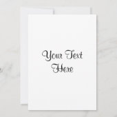 ヴィンテージウェディング - 私たちの幸せな日！ 招待状 (裏面)