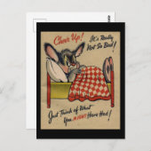 ヴィンテージウェルウィッシュハガキ ポストカード (正面/裏面)