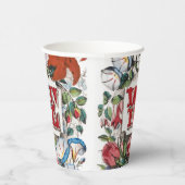 ヴィンテージウェルカムフラワーズ引っ越し祝いパーティーパーティー 紙コップ (右)