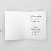 ヴィンテージウェルカム感謝祭 シーズンカード (内部)