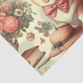 ヴィンテージウェルシュコーギーカーディガンイラストレーション 薄葉紙 (詳細)