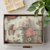 ヴィンテージウェルシュコーギーカーディガンイラストレーション 薄葉紙 (ギフト)