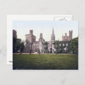 ヴィンテージウェールズ、カーディフ城c1910 ポストカード (正面/裏面)