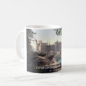 ヴィンテージウェールズ・マグ、カーナルフォン城1905 コーヒーマグカップ (正面左)