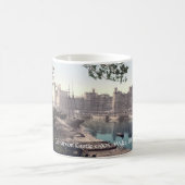 ヴィンテージウェールズ・マグ、カーナルフォン城1905 コーヒーマグカップ (中央)