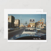 ヴィンテージウエスタンアベニューブルーアイランド,イリノイ1966 ポストカード (正面/裏面)