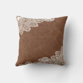 ヴィンテージウエスタンウィンドアンドワイルド女性のカーボーイ クッション (裏面)