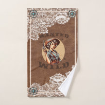 ヴィンテージウエスタンウィンドアンドワイルド女性のカーボーイ