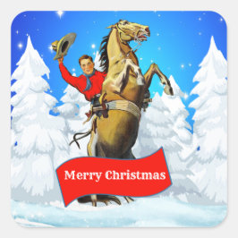 ヴィンテージウエスタンカウボーイアリーホースクリスメリータム スクエアシール