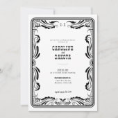 ヴィンテージウエスタンカウボーイカントリーリハーサルディナー 招待状 (正面)