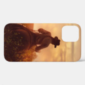 ヴィンテージウエスタンカウボーイポートレート Case-Mate iPhoneケース (裏面 (横))