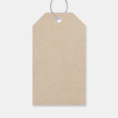 ヴィンテージウエスタンカウボーイロデオ誕生日ギフトラベル ギフトタグ (裏面)