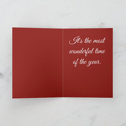 ヴィンテージウエスタンカウボーイ女性のカーボーイホースクリスマス カード (内部)