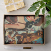 ヴィンテージウエスタンカントリーガール 薄葉紙 (ギフト)