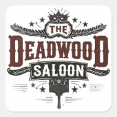 ヴィンテージウエスタンサロン スクエアシール (正面)