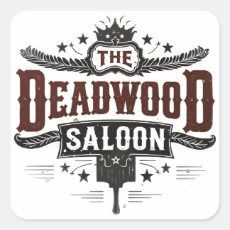 ヴィンテージウエスタンサロン スクエアシール