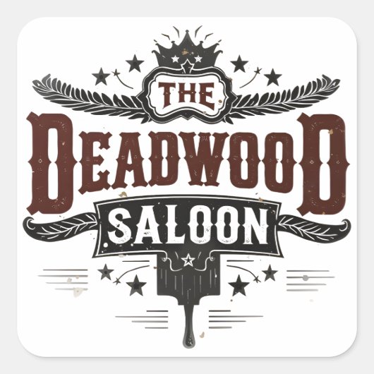 ヴィンテージウエスタンサロン スクエアシール (正面)