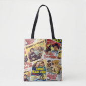 ヴィンテージウエスタンテキサス州ムービーポスタープリント2トート トートバッグ (正面)