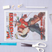 ヴィンテージウエスタンデコパージュ 薄葉紙 (クラフト)