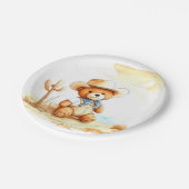 ヴィンテージウエスタンデライトカウボーイベビーシャワー ペーパープレート (アングル)