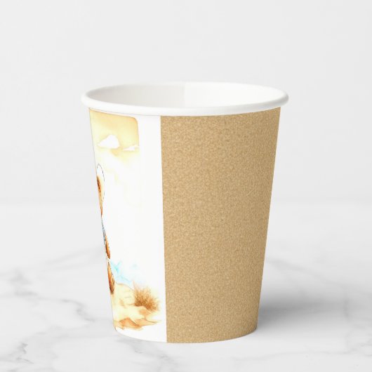 ヴィンテージウエスタンデライトカウボーイベビーシャワー 紙コップ (左)