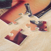 ヴィンテージウエスタンパルプガール ジグソーパズル (側面)