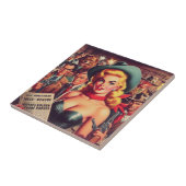 ヴィンテージウエスタンパルプガール タイル (側面)