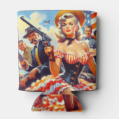 ヴィンテージウエスタンパルプガール 缶クーラー (裏面)